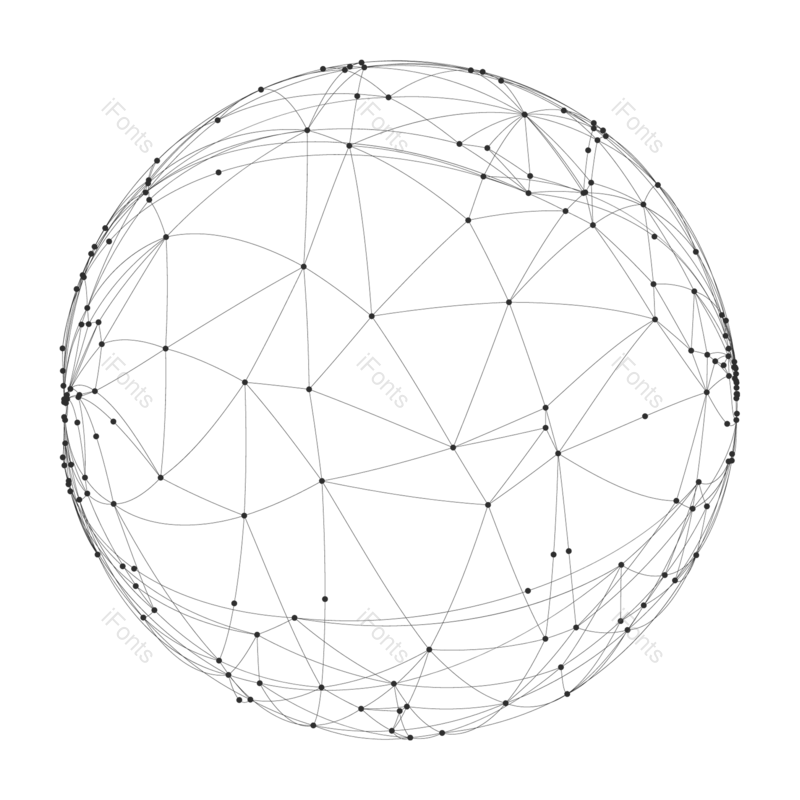 线条图片,立体元素,科技感PNG,抽象免抠素材